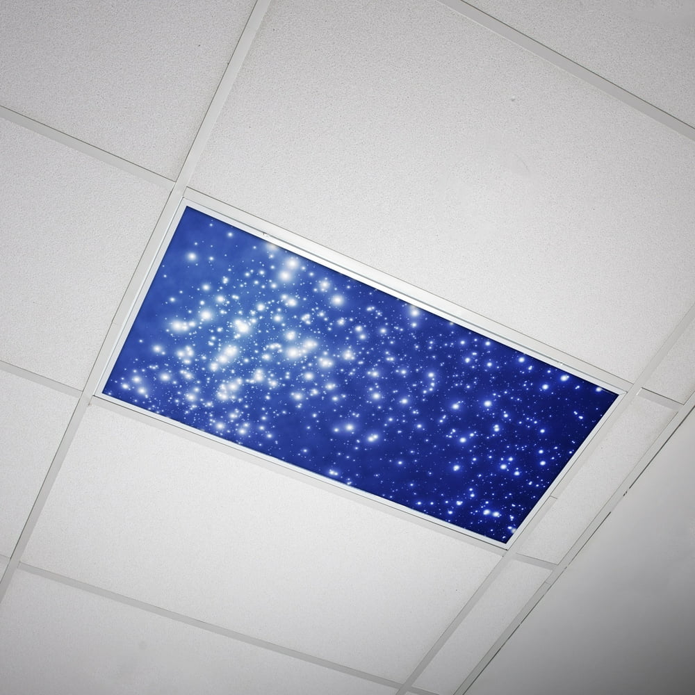 Octo Lights Fluorescent Light Covers 2x4 Flexible Decorative Light Diffuser Panels