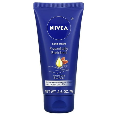 Nivea  Essentially Enriched Hand Cream  Almond Oil & Shea Butter  2.6 oz (74 g) Pack of 4