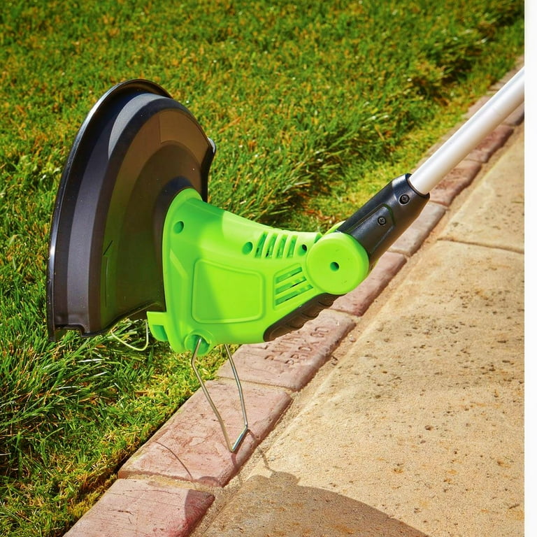 Electric String Trimmer 13 inch 3.8 Amp 7800 RPM Speed Corded Trimmer Garden Lawn Weed Cutter Green
