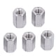 thumbnail image 3 of M6 Hex Coupling Nut,  Angular Granularity Hex Coupling Nut 304 Stainless Steel  For Mechanical Screws ANGGREK Hex Connector Nut, 3 of 8