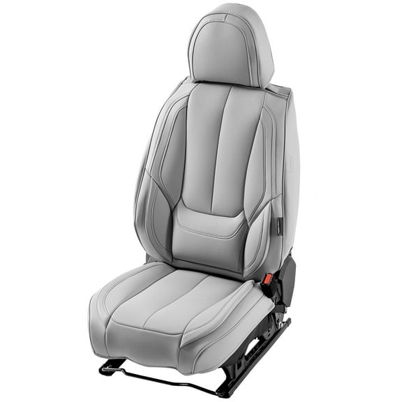 KFFKFF 13 Piece Full Seat Front Cover Universal and Rear Seat Car Truck Gray