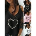 thumbnail image 2 of MYLookk Women Cold Shoulder Short Sleeve Lace Tops T Shirt Blouse, 2 of 3