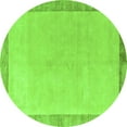 thumbnail image 1 of Ahgly Company Indoor Round Solid Green Modern Area Rugs, 5' Round, 1 of 4