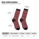 thumbnail image 2 of Fotbe Red Floral Calcetas Largas con Estampado para Hombre y Mujer – Calcetas de Compresión Transpirables y Elásticas, Viajar y Uso Diario Talla 5-11, 2 of 6