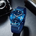 thumbnail image 4 of Mens Watch Crrju Luxury Stylish Men Stainless Steel Wristwatch Men's Military Waterproof Date Quartz Watches Relogio Masculino - Quartz Wristwatches, 4 of 6