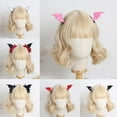 thumbnail image 2 of lanema Girls Hair Clips Gothic Barrettes with Bat Devil Wings Shape Hairpin Hair Clips Punk Design Hairpins for Kids, 2 of 19