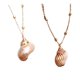 thumbnail image 1 of 2 piezas de elegante collar con colgante de caracola, elegante accesorio para el cuello, collar creativo, joyería, pequeño regalo para mujeres y niñas, 1 of 7