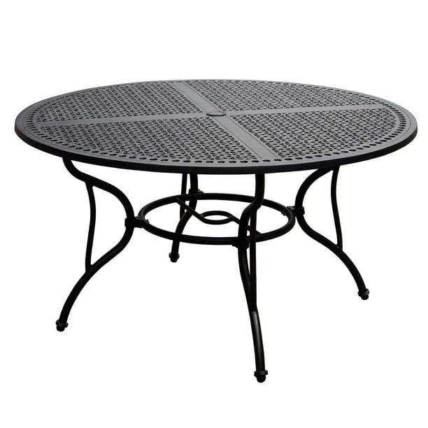 Elysian 52 Inch Round Cast Aluminum, 52 Inch Round Table