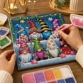 thumbnail image 4 of 5D Diamond Painting Kit Christmas Gnomes Diy Rhinestone Art Craft 11.81X11.81 Inches Frameless Wall Decor, 4 of 4