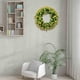 thumbnail image 4 of Corona Primavera Verano | Guirnalda de hojas y ranúnculos coloridos de 15" | Colgante decorativo de plástico para puerta de entrada | Decoración de entrada vibrante para el hogar | Atractivo, 4 of 5