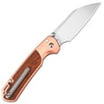 thumbnail image 3 of CJRB Large Pyrite-Light Pocket Folding Knife, J1945L-COWD, 3 of 6