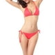 thumbnail image 1 of Conjunto de Bikini Acolchado sin Mangas, Traje de Baño de Corte Alto para la Playa Y la Piscina, 1 of 6