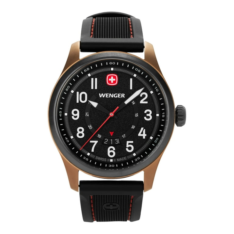 Wenger Terragraph Swiss Made Watch in Bronze and Black Ice with