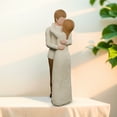 thumbnail image 4 of Romantic Valentine's Day Gift for Couple, Anniversary Engagement Couple Doll Statue, Home Decor Figurine, 4 of 7
