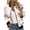 Pink, variant on PUMXQ Women Floral Print Zip Up Bomber Jacket Long Sleeve Baseball Collar Lightweight Windbreaker Outerwear with Pockets Black L