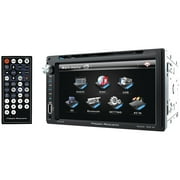 Power Acoustik 6.5" Double-DIN In-dash LCD Touchscreen DVD Receiver with Bluetooth | PD-651B