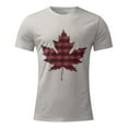 thumbnail image 1 of TIMIFIS T-Shirts pour Femmes Été Col Rond Manches Courtes Chandails Décontractés Vintage Feuille d'Érable Canadienne Imprimée T-Shirts, 1 of 2