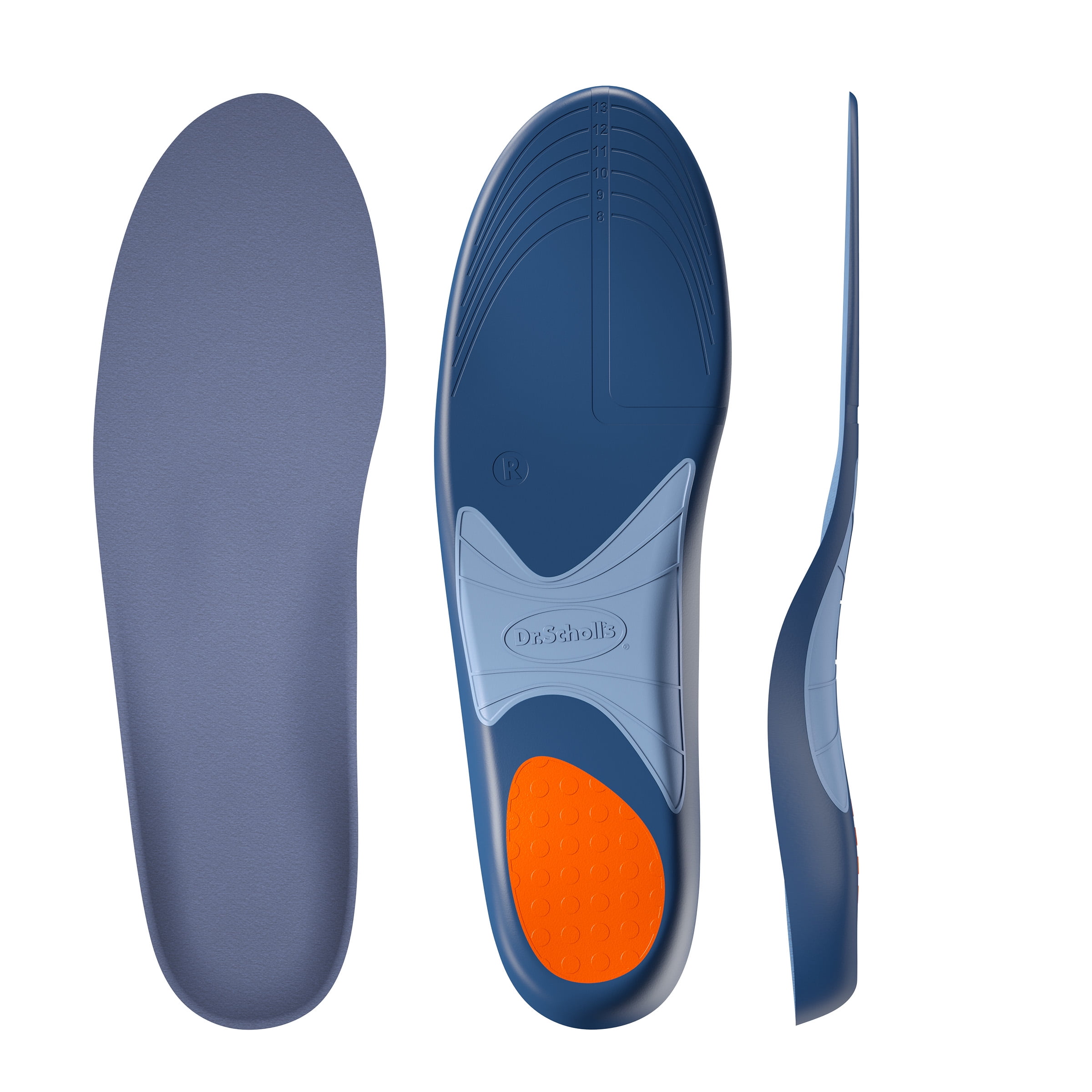 Dr. Scholl’s Pain Relief Orthotics for Heavy Duty Support for Men, 1 Pair,  Size 8-14