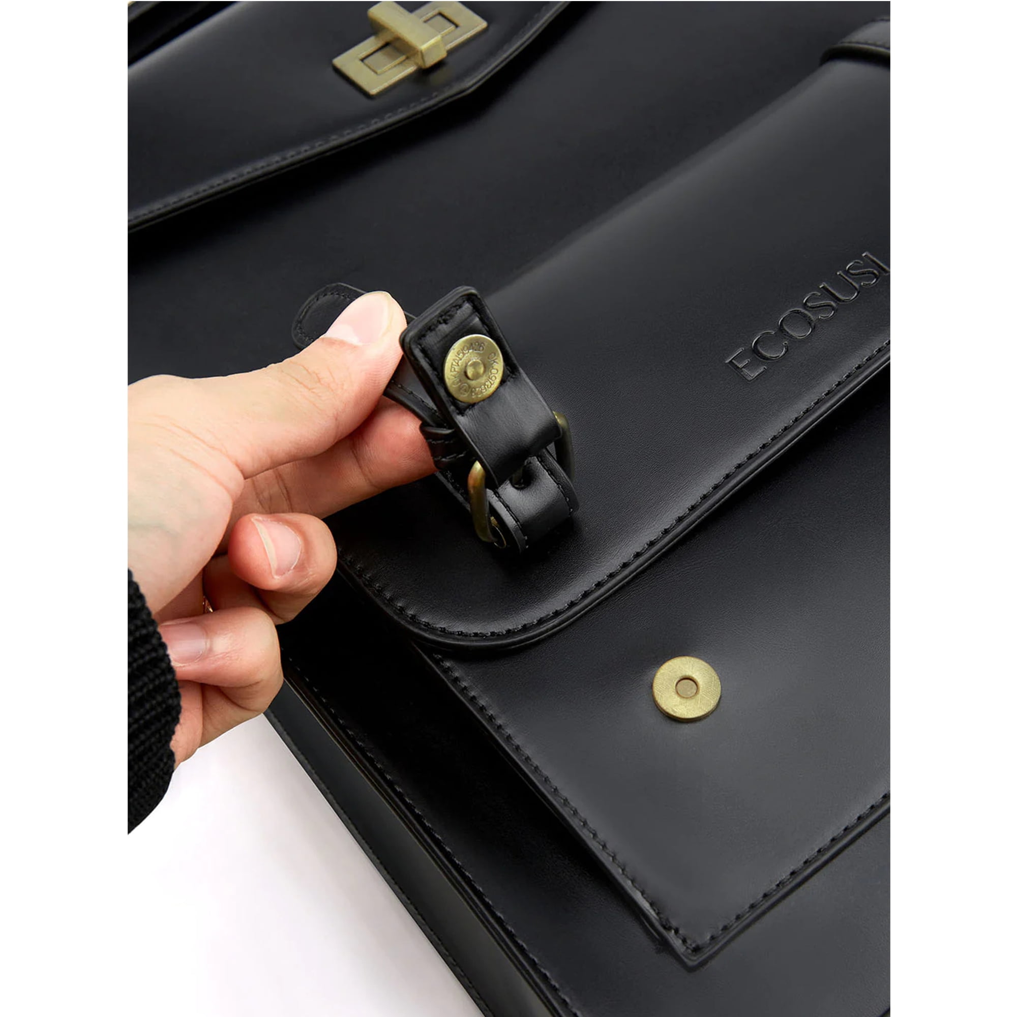 ECOSUSI Vintage Leather Laptop Backpack for Women, Philippines Ubuy