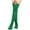 Green, variant on Women Christmas Striped Over Knee Socks Thigh High Stockings Red