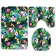 thumbnail image 1 of ABPHQTO Paraíso de aves de orquídeas florales tropicales hawaianas Juego de alfombras de baño de 3 piezas Alfombra de baño Alfombra de contorno y tapa de inodoro ABPHQTO Cont-CHAPPLE-36246, 1 of 2