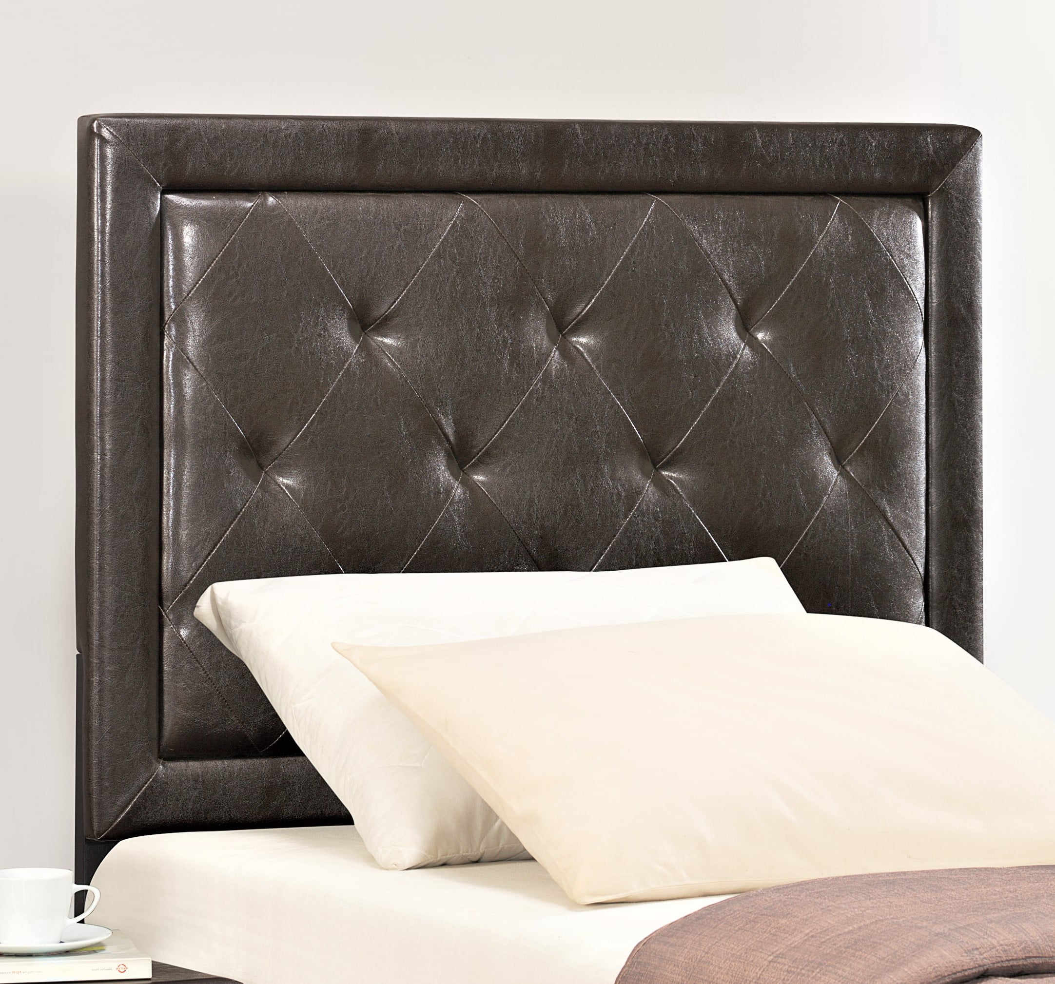 Hillsdale Furniture Becker Upholstered Brown Faux Leather Twin