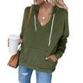 thumbnail image 2 of Dyegold Pullover Hoodies For Women My Orders Athletic Trendy Casual Outfits Oversized Winter Solid Color Pullover Hooded Long Sleeve Comfy Hoodie Graphic Fleece Sweater Ladies Teen Girls Jacket, 2 of 5