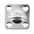 thumbnail image 5 of 8Pcs Square Swivel Pad Eye Rotatable Ceiling Hook Wall Mounted Hook Stainless Steel Eye Pad Plate (with Screws), 5 of 5