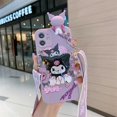thumbnail image 1 of Sanrio Kuromi-funda de teléfono para iPhone, carcasa a prueba de golpes para modelos 14, 13, 12, 11 Pro Max, Mini, XR, X, XS, MAX, 8, 7 Plus, SE Fivean unisex, 1 of 2