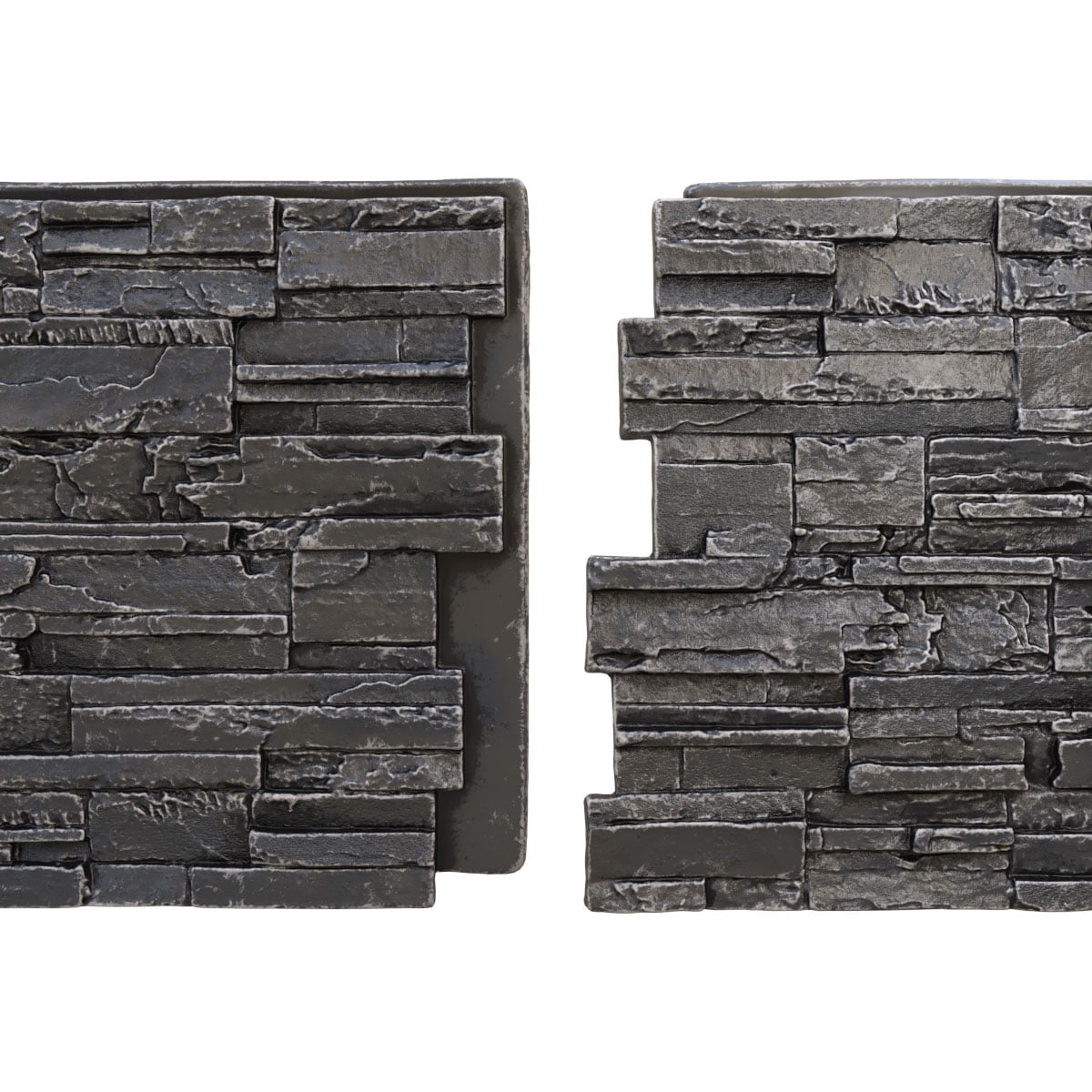 Ekena Millwork EverStone Faux Stone Siding, Dark River, 48"