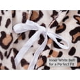 thumbnail image 6 of Topgal Fleece Hooded Cat Robes for Young Girls Cozy Soft White Leopard Kid Size 18, 6 of 7