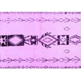 thumbnail image 1 of Ahgly Company Indoor Rectangle Solid Purple Modern Area Rugs, 2' x 3', 1 of 4