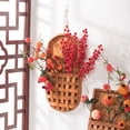 thumbnail image 6 of Basket Weave Flower Plant Holder Adds Natural Charm Plant Holder Landscaping, 6 of 8