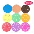 thumbnail image 4 of 102 Pieces Children EVA Fraction Tile Mathematics Learn which is Aid Teaching Calculation Supply Elementary Primary Preschool, 4 of 9