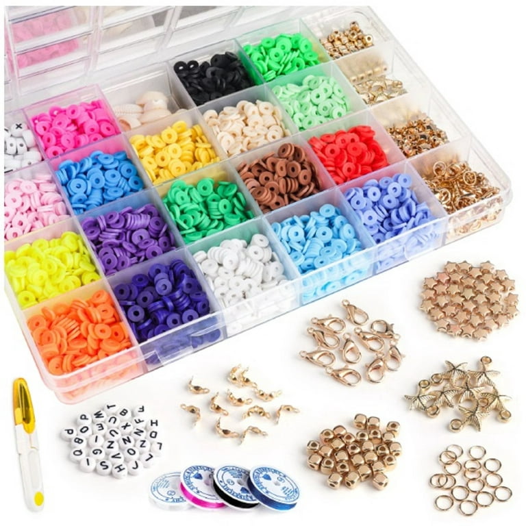 PATPAT Bracelet Making Kit for Girls - Beading & Jewelry Making Kit DIY Kits  for Girls Ages 4-6 Year Old Girls (Bead Random color) - Bracelet Making Kit  for Girls - Beading