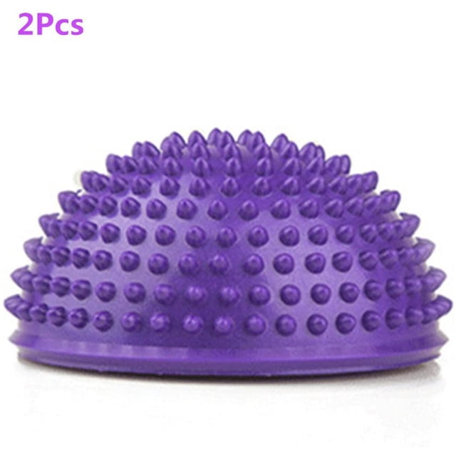 2Pcs Anti-Slip Foot Massage Ball Half Ball Massage Mat Exercise Balance Point for Gym Yoga Pilates
