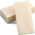 thumbnail image 1 of BloominGoods Disposable Cloth-Like Colored Paper Dinner Napkins, Caramel 100-Pack, 1 of 6