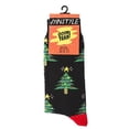 thumbnail image 2 of Oooh Yeah Men's Funny Novelty Crew Socks, Crazy Cool Silly Cotton Socks, O Tannenbaum, 2 of 2