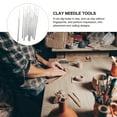 thumbnail image 3 of 10PCS Clay Needle Tools Pottery Carving Stainless Steel Rod Punch Needles Pottery Needles Sculpture Tool, 3 of 8
