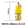 thumbnail image 2 of 1Pc Air Compressor Safety Overpressure Valve G1/8 G1/4 G3/8 G1/2 for Air Compressor Safety Blow Valve Pressure Relief Regulator, 2 of 7
