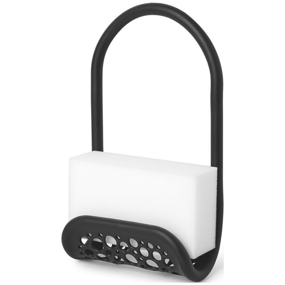 Mainstays Flexible Sink Caddy, Plastic, Black