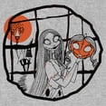 thumbnail image 2 of Men's The Nightmare Before Christmas Halloween Sally Pumpkin Sketch Graphic Tee Athletic Heather 3X Large, 2 of 5