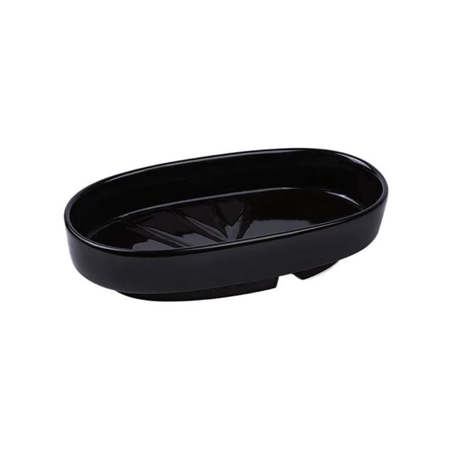 Hydroponic Plant Saucer, Elliptical Ceramic Desktop Flower Pot Pallet Drip Trays