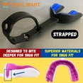 thumbnail image 3 of Oral Mart Child Sports Mouthguard with Connected Strap, Black/Blue, 3 of 6