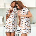 thumbnail image 4 of Easygdp Horses Camisón de manga corta para mujer, informal, estampado, 4 of 6