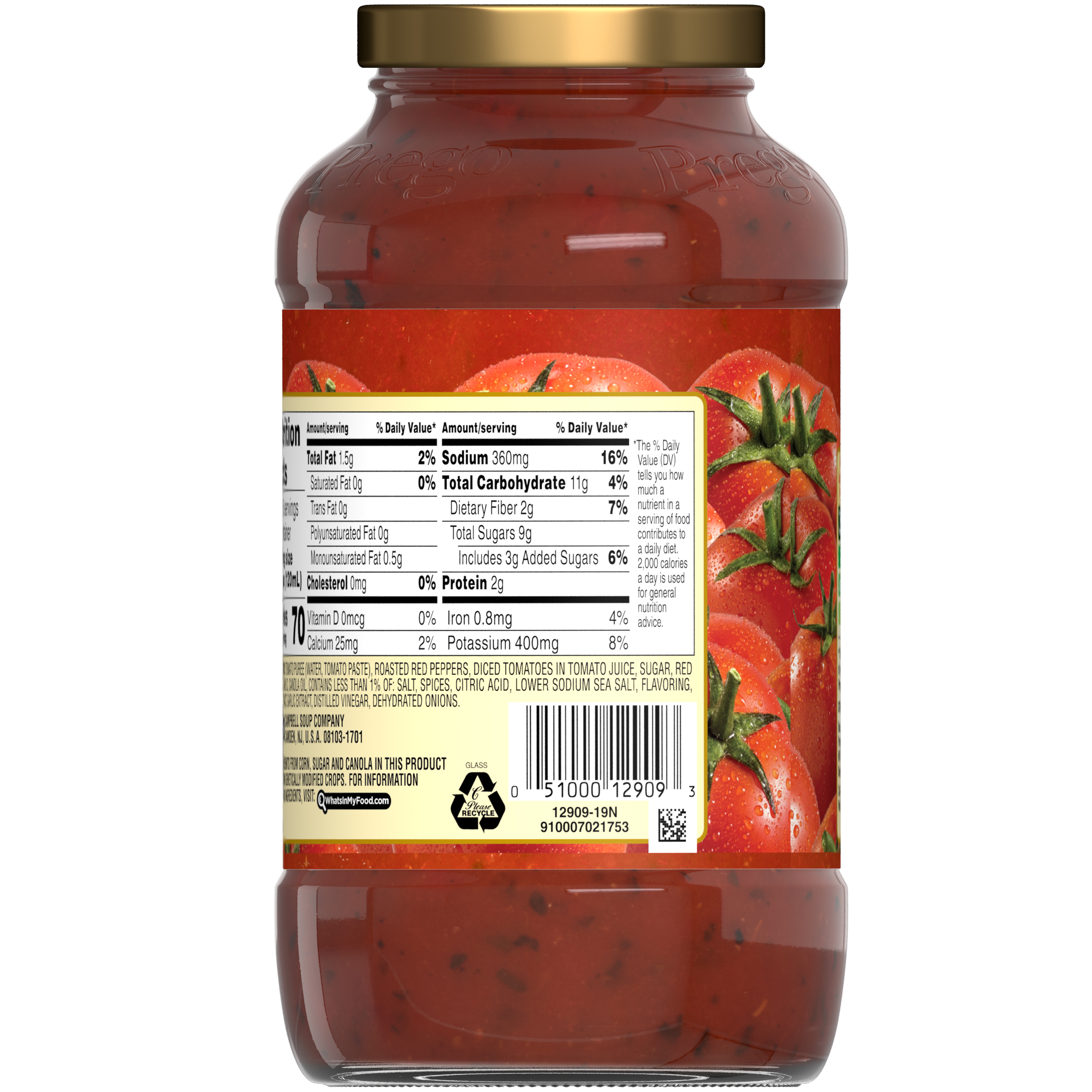 Prego Spaghetti Sauce Nutritional Value Besto Blog