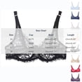 thumbnail image 3 of LYEAA Lace Bras for Women Underwire Push Up Bras Supportive Lightweight Breathable Soft Comfortable Everyday Bra White 36, 3 of 5