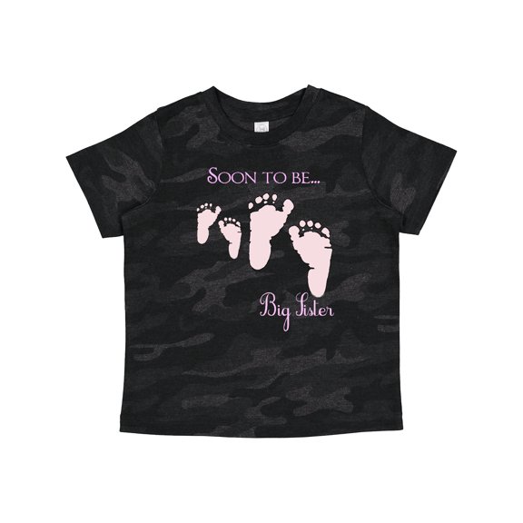 Inktastic Soon to Be Big Sister Girls Toddler T-Shirt