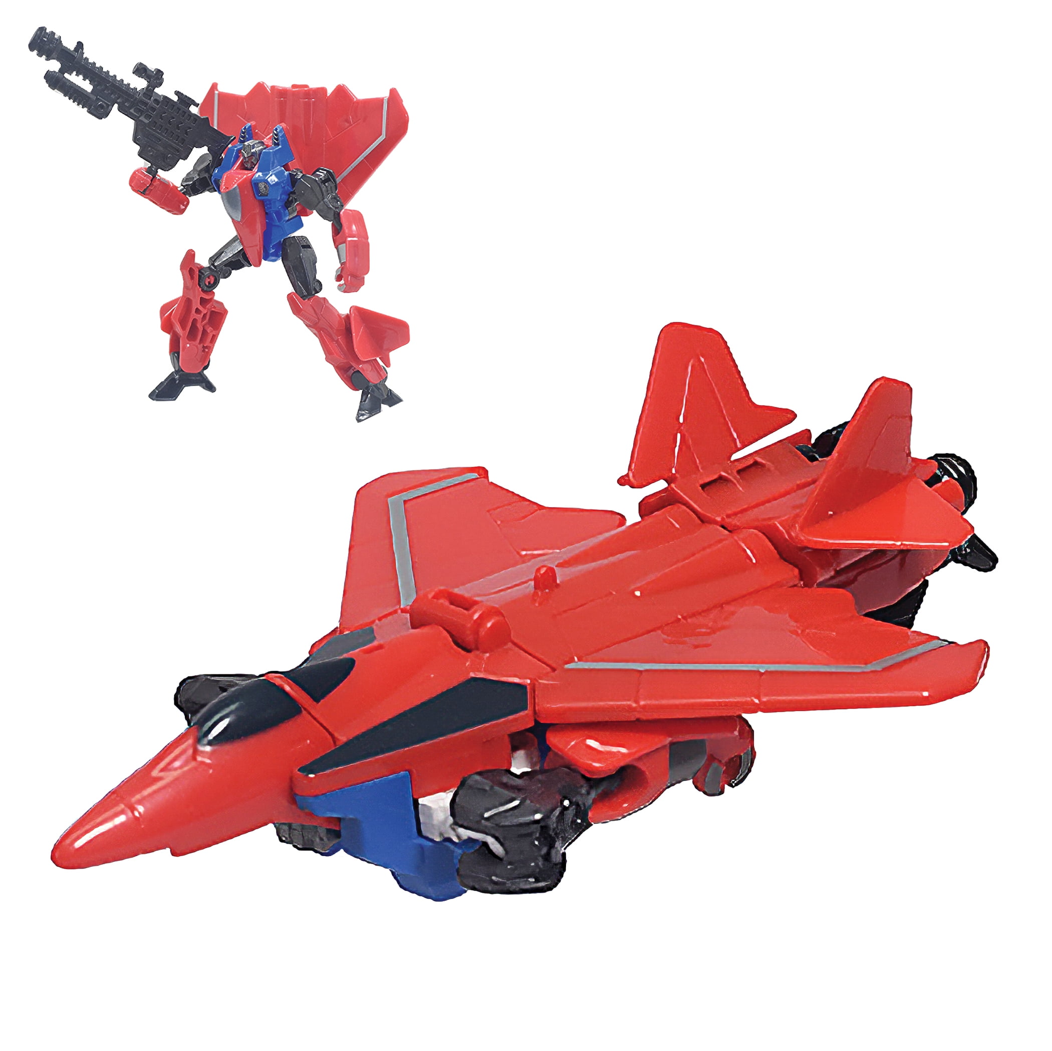 Collections Etc Robot to Fighter Jet Transformer Toy