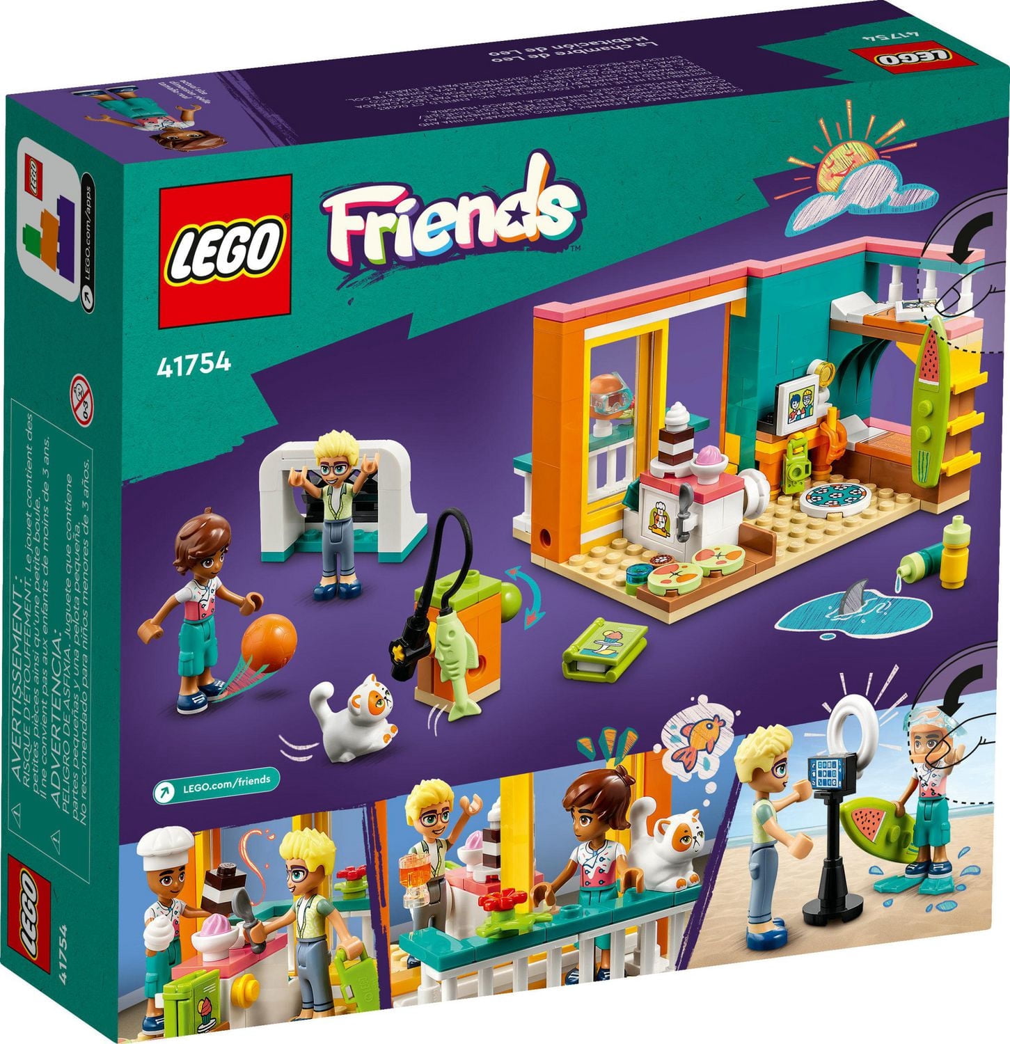 LEGO Friends La chambre de Leo 41754 Ensemble de construction (203 pièces)